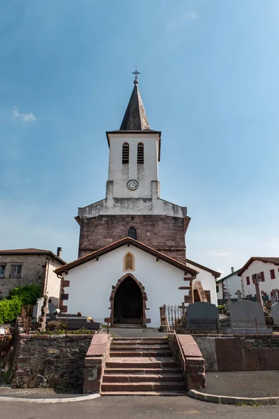 Chiesa San Giuliano Antiochia Ascarat Nei Paesi Baschi — Foto Stock