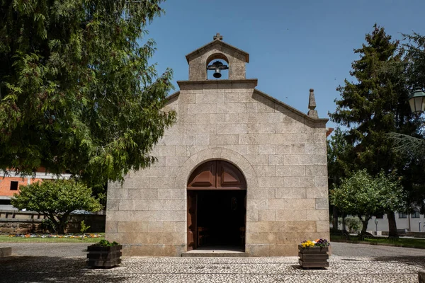 Santa Luzia Kapel Omringd Door Bomen Vila Flor Portugal — Stockfoto
