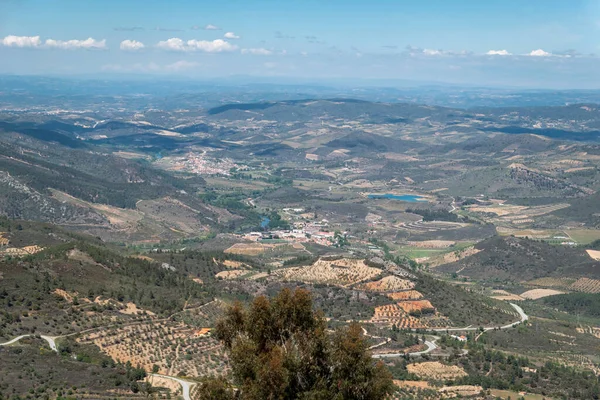 Blick Über Das Dorf Cachao Tras Montes Portugal — Stockfoto