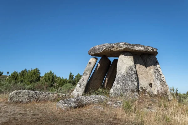 Megalityczny Pomnik Lub Dolmen Zedes Tras Montes Portugalia — Zdjęcie stockowe