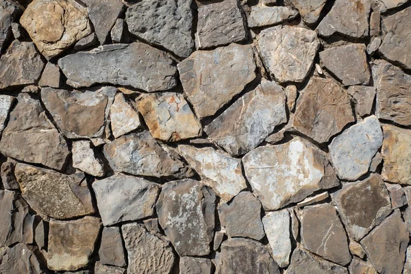 Wall Small Stones Pile Small Joint Them — Stock Photo, Image