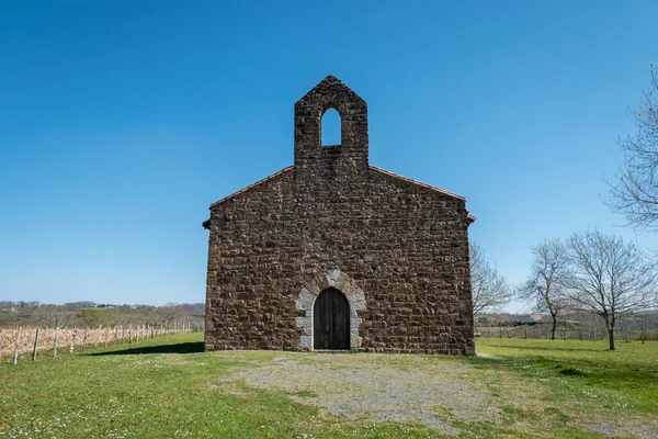 stock image Pilgrimage Chapel of San Salvador in Jatxou in the Basque Country