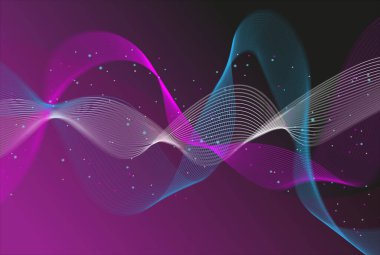 Illustration of an abstract background image in violet tone