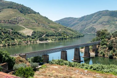 Portekiz 'in Tras os Montes kentindeki Douro Nehri ile Tua Nehri üzerindeki köprünün ağzında.