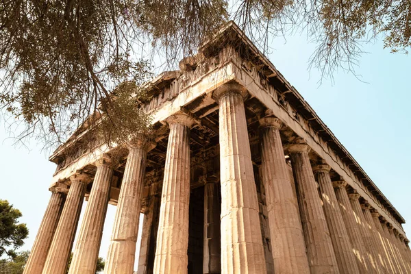 Yunanistan 'daki Antik Agora' daki Hephaestus Tapınağı. Yüksek kalite fotoğraf