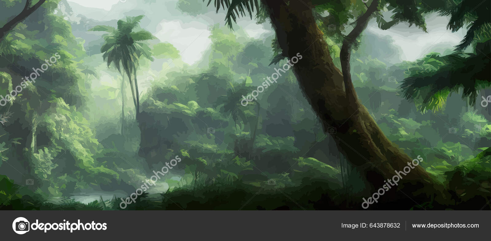 Dense Jungle Background Pack