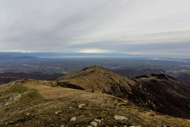 Monte Pigna Mondovi Cuneo Piemonte İtalya 'dan bir görüntü açısı