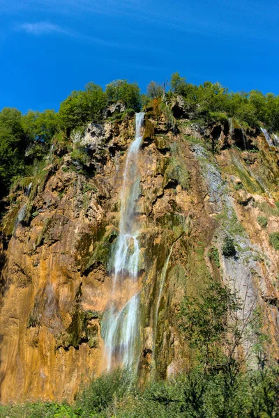 プリトヴィツェ自然公園の滝 — ストック写真