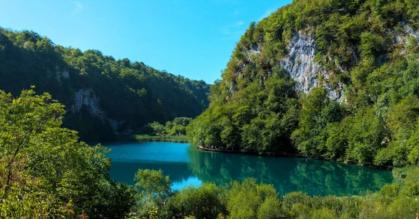 Stock image Lakeside in the plitivice natural park