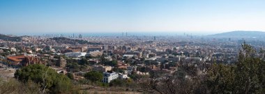 Barcelona city panoramic pic in collserola
