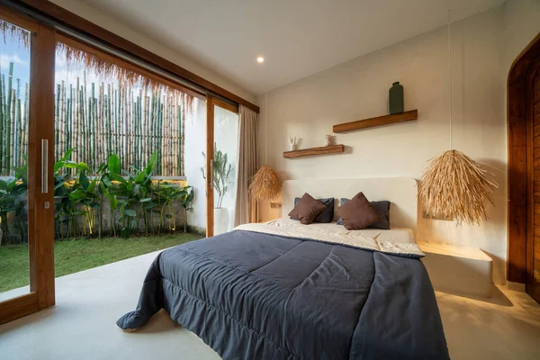 Luxuriöses Schlafzimmer Interieur Für Modernen Lebensstil — Stockfoto