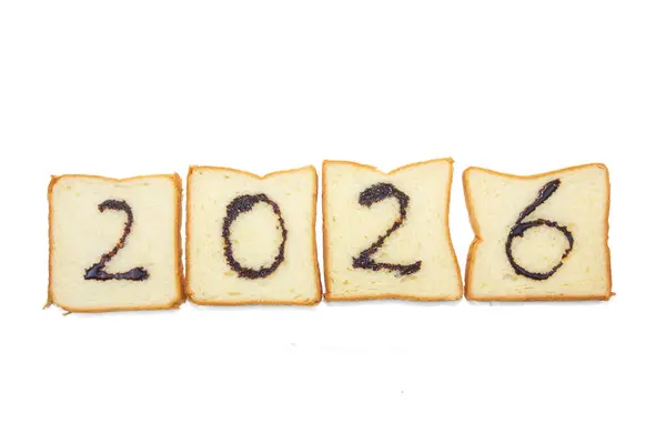 2026 yılının yaratıcı ve minimalist besin temelli temsili. 