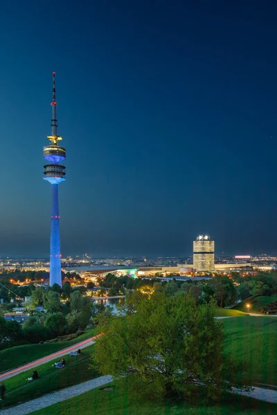 Widok Miasto Monachium Niemcy — Zdjęcie stockowe