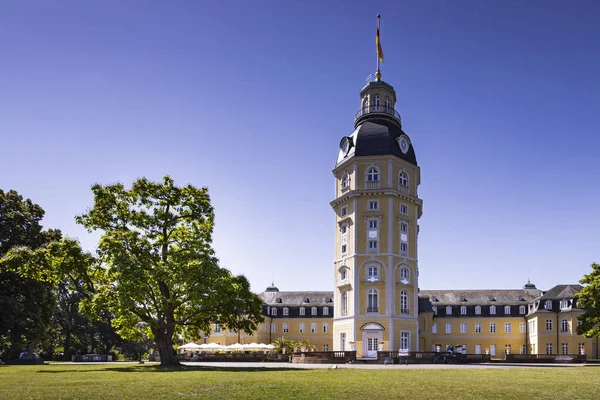 Královský Palác Městě Karlsruhe Německo — Stock fotografie