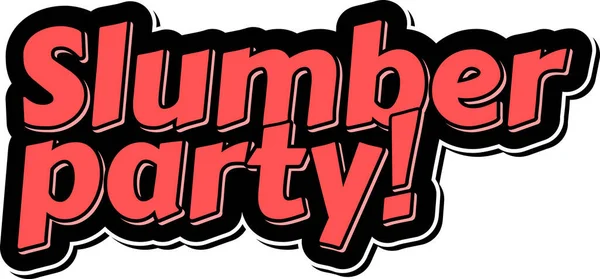Dünya Uyku Günü için Pijama Partisi Estetik Mektup Vektörü Alıntısı