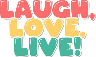 Neşeli Harf Vektörü Tasarımı