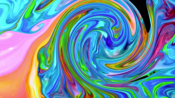 Психоделический Многоцветный Фон Фотографический Макроснимок Мыльных Пузырей Стоковое Изображение