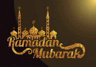 Marhaba Ramadhan İslami arkaplan Geometrik daire ögesi vektör tasarımında yapıldı