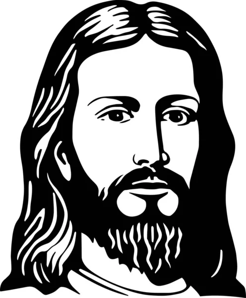 Εικονογράφηση Του Ιησού Διάνυσμα Ένα Απομονωμένο Φόντο Svg — Διανυσματικό Αρχείο