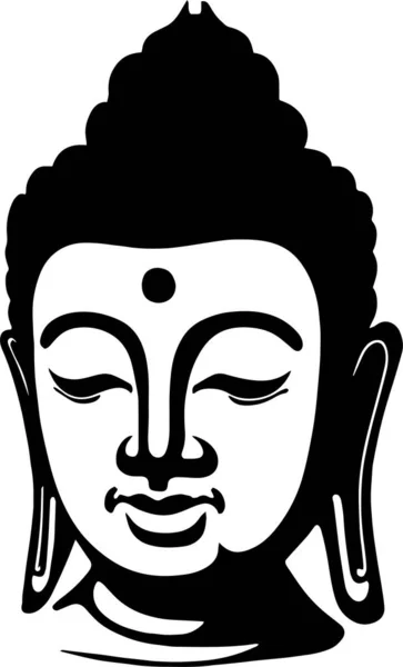 Buddha Baş Vektör illüstrasyonu, SVG