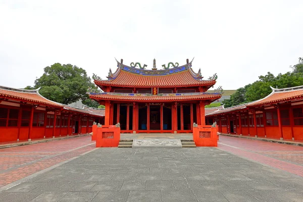 Tempio Tainan Confucio Tempio Confuciano Del Xvii Secolo Con Architettura — Foto Stock