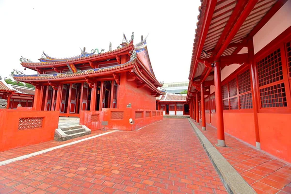 Tempio Tainan Confucio Tempio Confuciano Del Xvii Secolo Con Architettura — Foto Stock