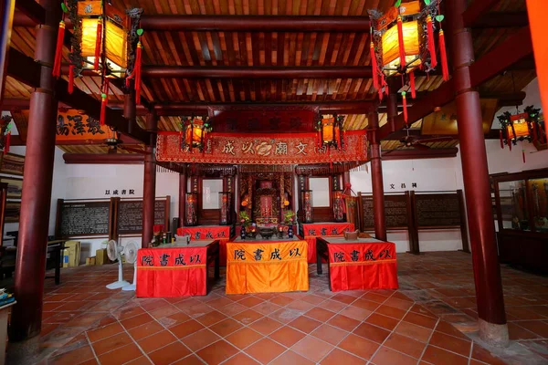 台南孔庙 Tainan Confucius Temple 是17世纪台湾台南传统建筑的孔庙 — 图库照片