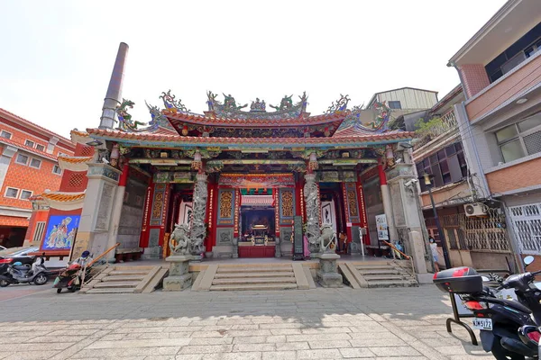 Tainan Grand Mazu Temple Barevné Tradiční Místo Uctívání Století Tainan — Stock fotografie