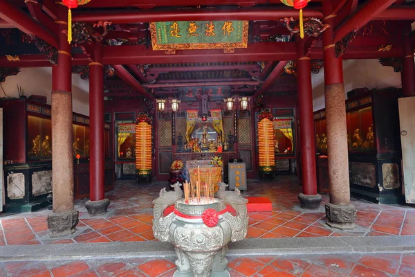 1665 Inşa Edilen Savaş Tapınağı Tanrısı Tainan Tayvan Daki Ünlü — Stok fotoğraf