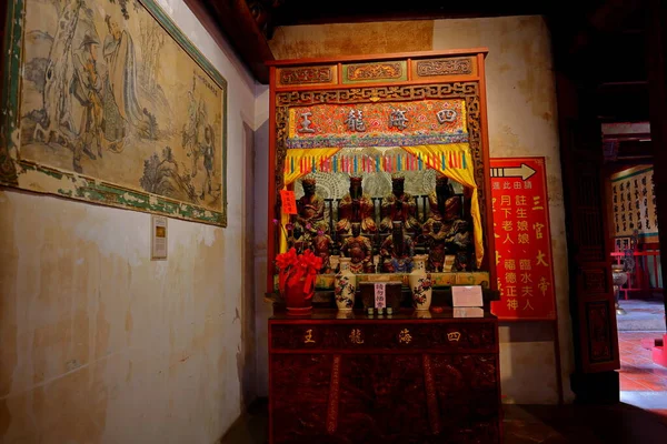 台南大马祖寺 17世纪台湾台南一个五彩缤纷的传统礼拜场所 — 图库照片