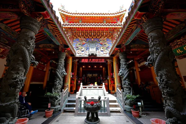 Templo Instituição Religiosa Lugar Culto Tainan Taiwan — Fotografia de Stock
