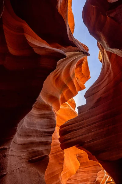Lower Antelope Canyon Natural Attraction Navajo Reservation Page Arizona Estados —  Fotos de Stock