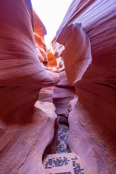 Aşağı Antilop Kanyonu Arizona Page Yakınlarındaki Navajo Reservation Doğal Bir — Stok fotoğraf