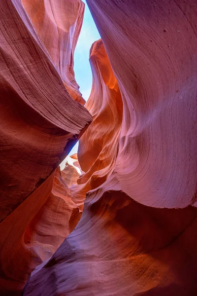 Lower Antelope Canyon Natural Attraction Navajo Reservation Page Arizona Estados — Foto de Stock