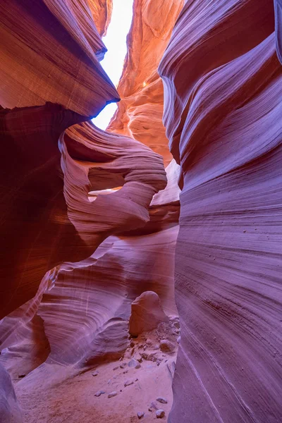 Lower Antelope Canyon Natural Attraction Navajo Reservation Page Arizona Estados — Foto de Stock