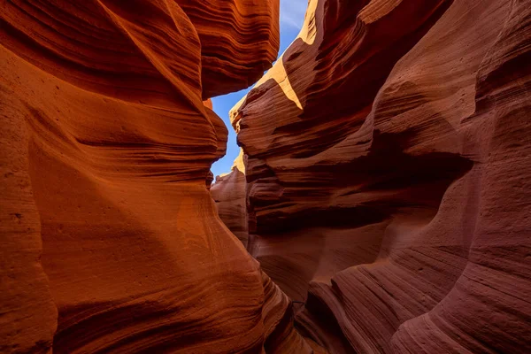 Lower Antelope Canyon Natural Attraction Navajo Reservation Page Arizona Estados —  Fotos de Stock