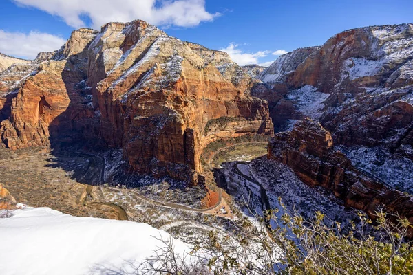 Vista Trilha Desembarque Anjos Parque Nacional Zion Springdale Utah Eua Imagens De Bancos De Imagens Sem Royalties