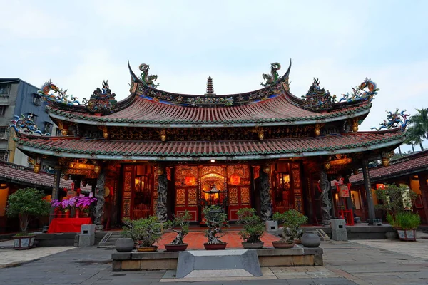 Der 1831 Fertiggestellte Longdong Baoan Tempel Der Bao Sheng Taipeh — Stockfoto