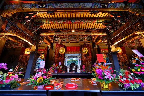 Tempio Longdong Baoan Completato Nel 1831 Dedicato Bao Sheng Taipei — Foto Stock