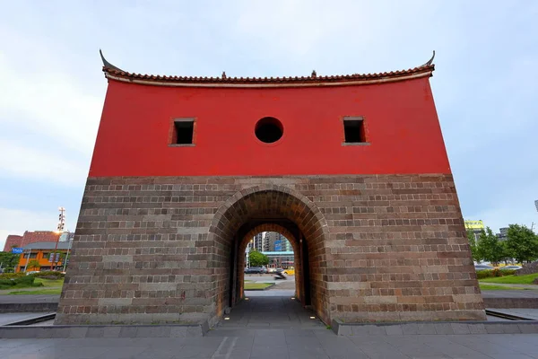 Северные Ворота Чэн Энь Ворота Старая Стена Города Тайбэй Построенная — стоковое фото