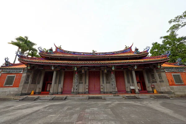 Taipei Confucius Temple Templo Confuciano Con Arquitectura Tradicional Taipei Taiwán —  Fotos de Stock