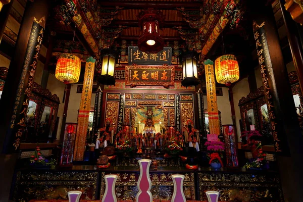 Tempio Longdong Baoan Completato Nel 1831 Dedicato Bao Sheng Taipei — Foto Stock