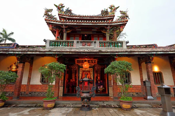 Templo Longdong Baoan Terminado 1831 Dedicado Bao Sheng Taipei Taiwán —  Fotos de Stock