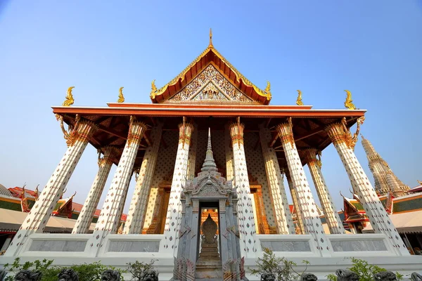 Wat Arun Ratchawararam Ratchawaramahawihan Templo Del Amanecer Distrito Bangkok Yai — Foto de Stock