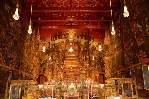Temple Emerald Buddha Royal Grand Palace Bangkok Thailand — Stock Photo, Image