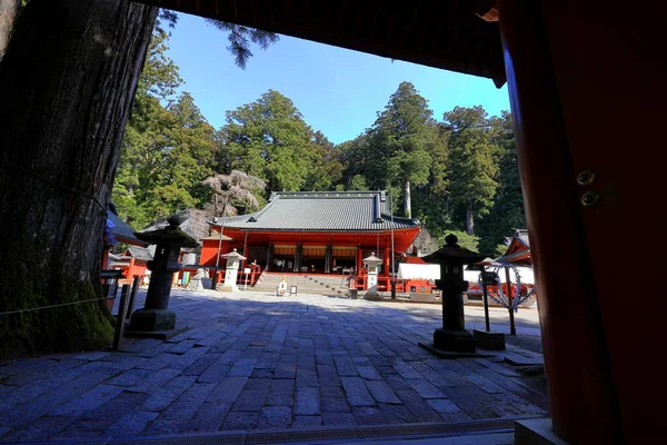 Nikko Futarasan Jinja Синтоистский Храм Viii Века Никко Япония — стоковое фото