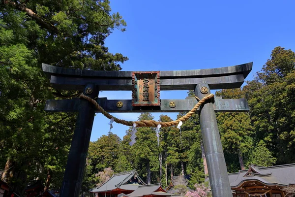 Nikko Futarasan Jinja Schintoistischer Schrein Aus Dem Jahrhundert Nikko Japan — Stockfoto