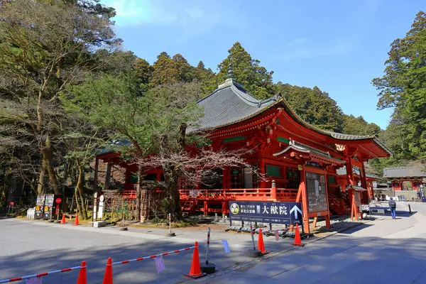 Taiyu Chrám Část Chrámu Rinnouji Světovým Dědictvím Unesco Nikko Japonsko — Stock fotografie