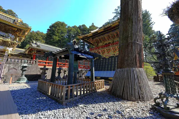Toshogu Tapınağı Yüzyılda Japonya Nın Nikko Kentindeki Ilk Shogun Renkli — Stok fotoğraf