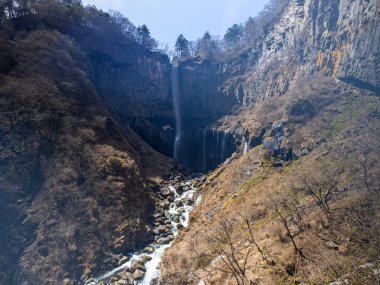 Japonya 'nın Nikko kentindeki Chuzenji Gölü bölgesinde Kegon Şelalesi